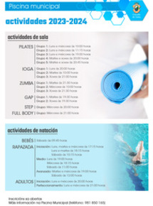 Gallery cartel actividades piscina web